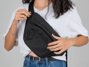 Grand sac banane femme