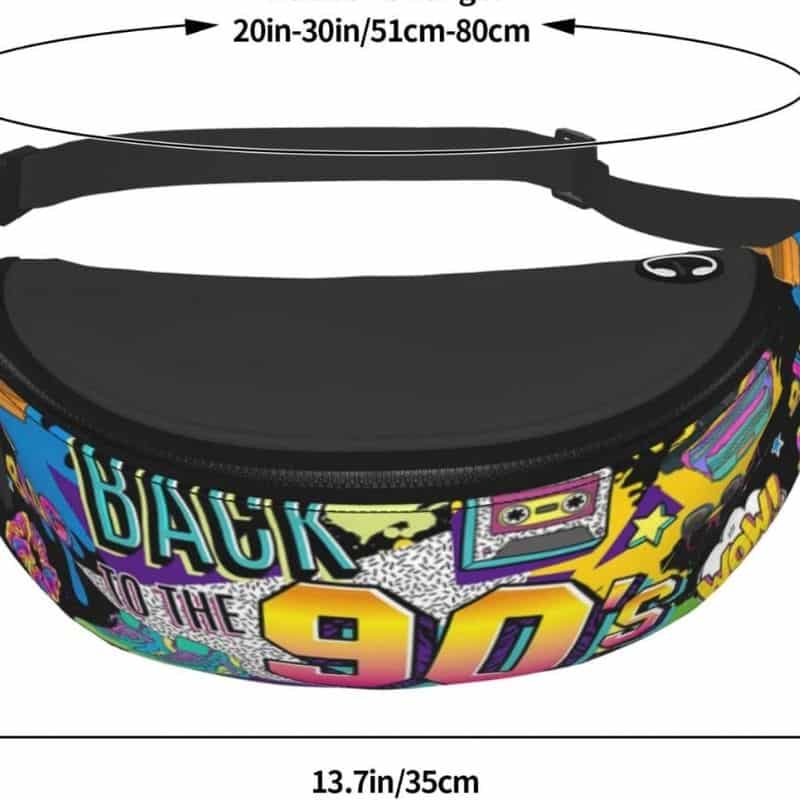sac banane année 90 dimensions