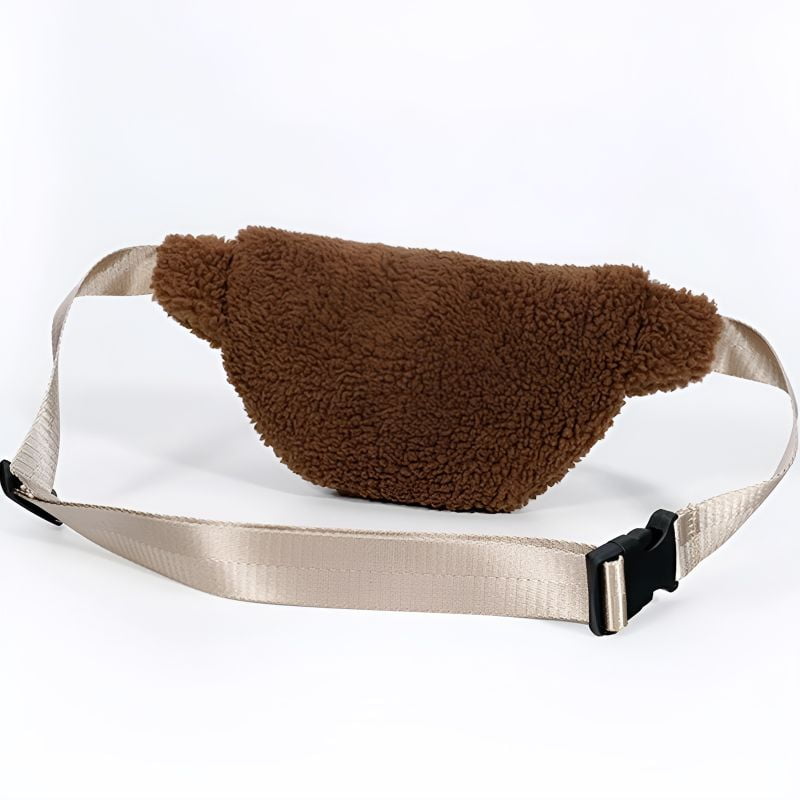 sac banane bouclette marron dos