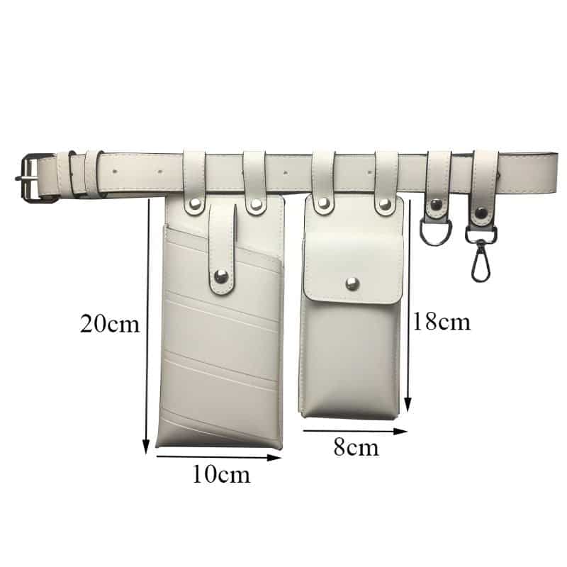 sac banane ceinture cuir femme dimenions