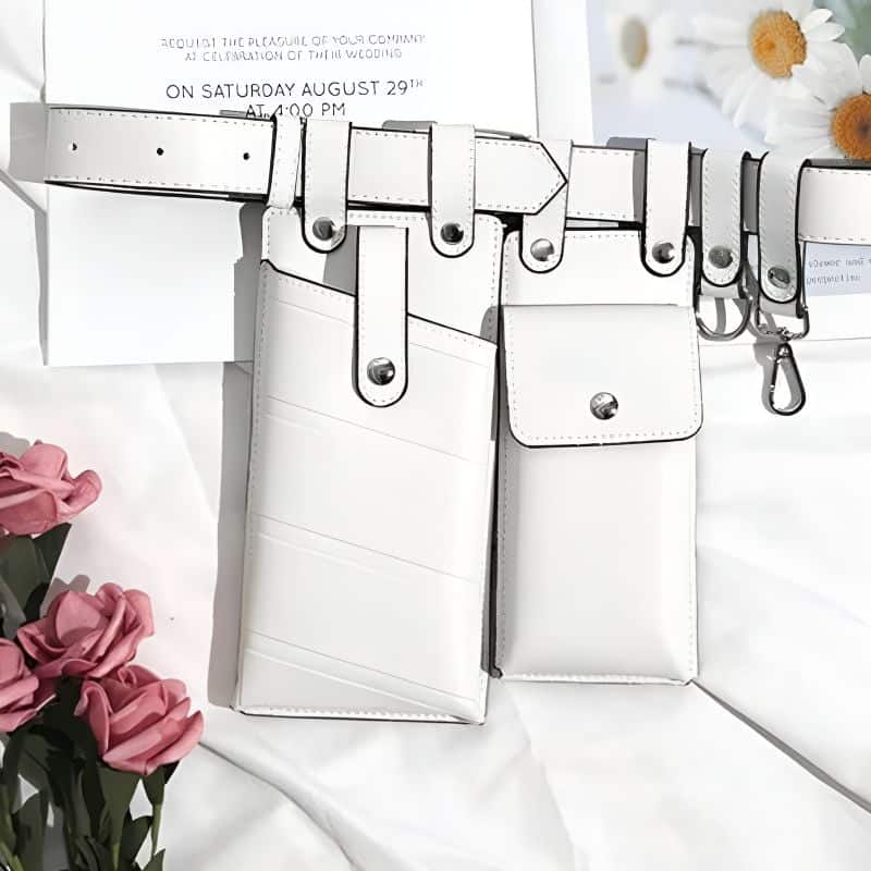 sac banane ceinture cuir femme