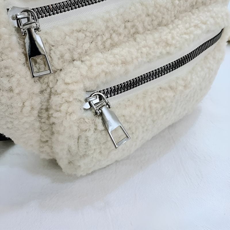 sac banane femme effet mouton