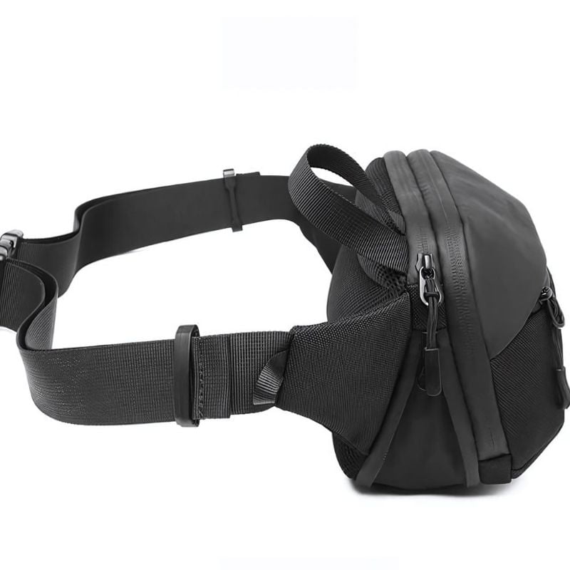 sac banane rectangulaire vue de profil