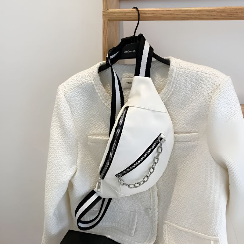 sacoche ventrale en cuir pour femme