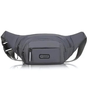 Sac banane femme gris