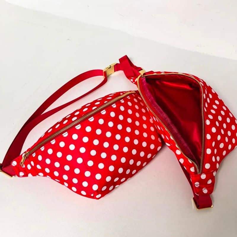 sac banane a pois design