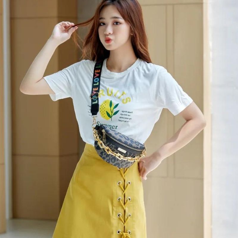 sac banane bandouliere chaine joli
