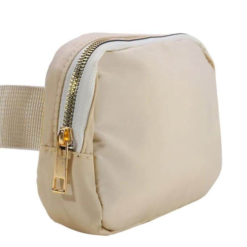 sac banane beige femme