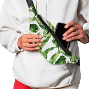 sac banane blanche et verte homme joli