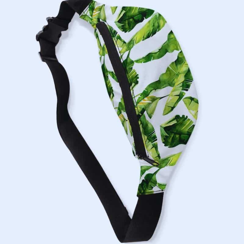 sac banane blanche et verte homme qualité