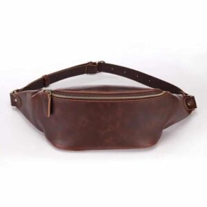 sac banane bordeaux homme durable