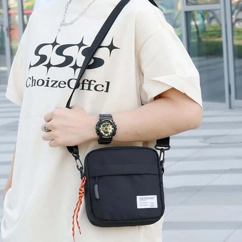 sac banane carré homme joli