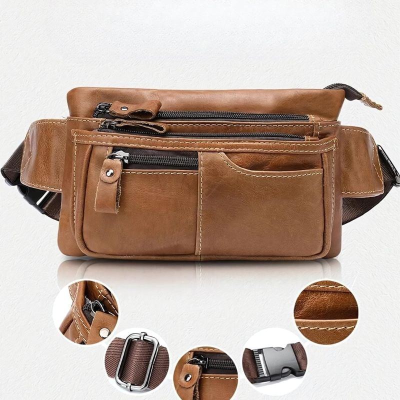 sac banane ceinture homme cuir design