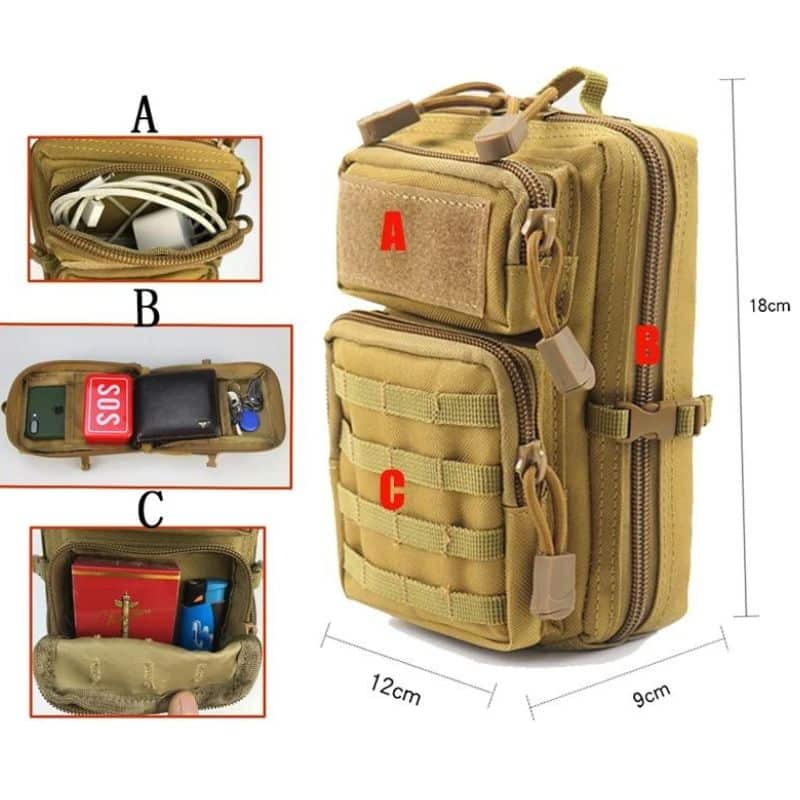 sac banane chasse design