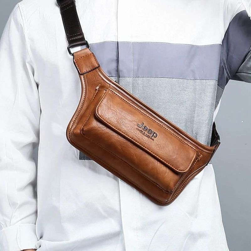 sac banane cuir homme luxe esthétique
