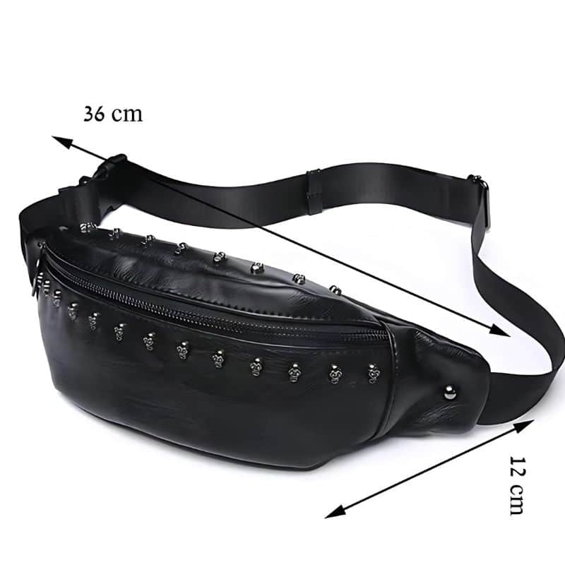 sac banane cuir homme porte epaule design