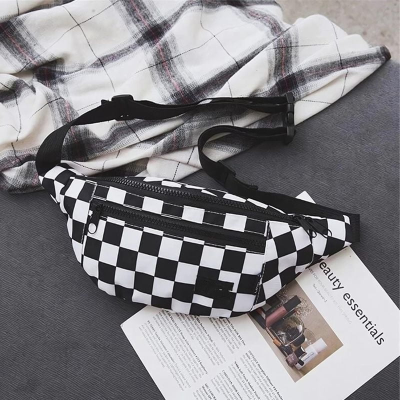 sac banane damier homme design