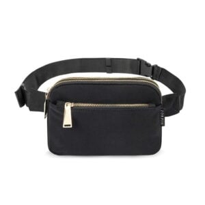 sac banane discret noir
