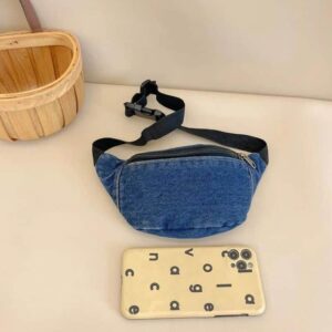 sac banane enfant bleu mignon