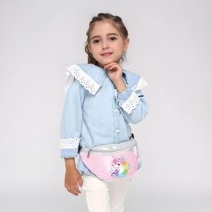sac banane enfant paillettes
