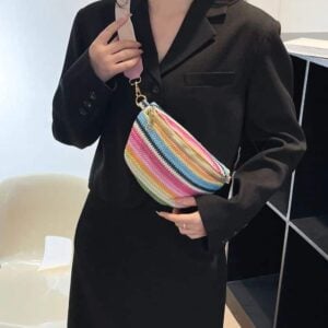 sac banane fait main bandoulière avant