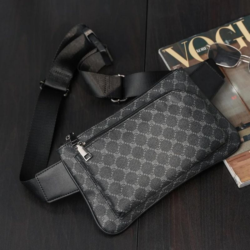 sac banane faux cuire homme design
