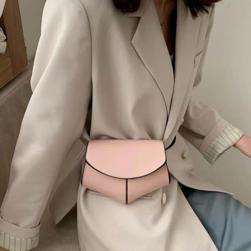 sac banane femme rose joli