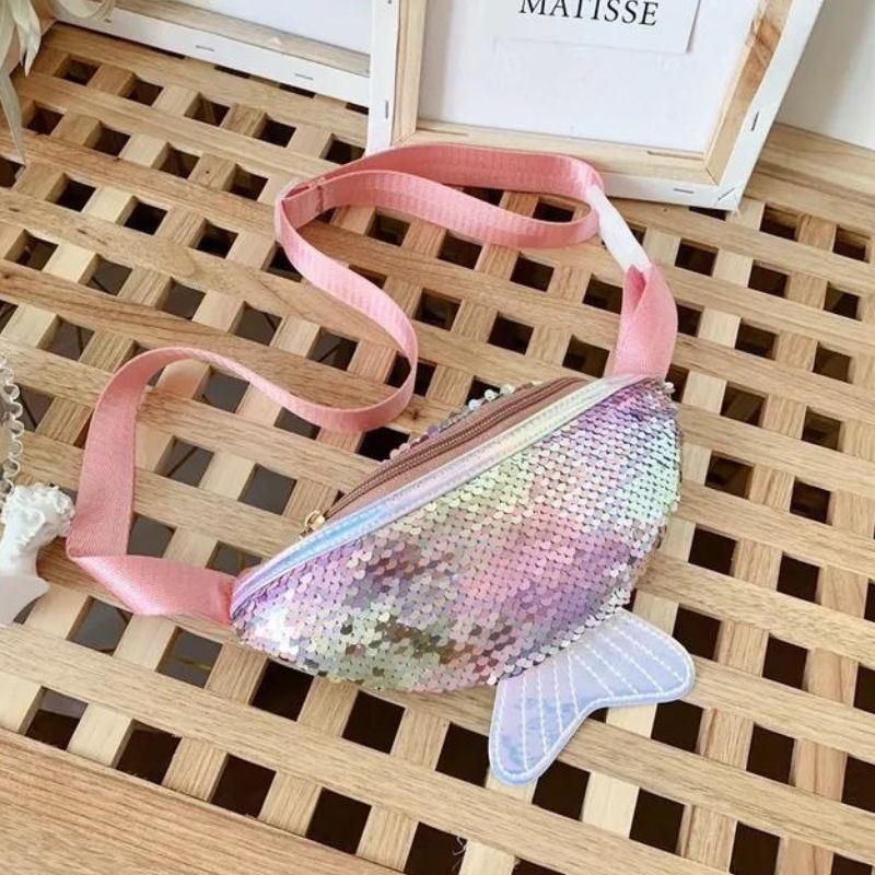 sac banane femme sequin