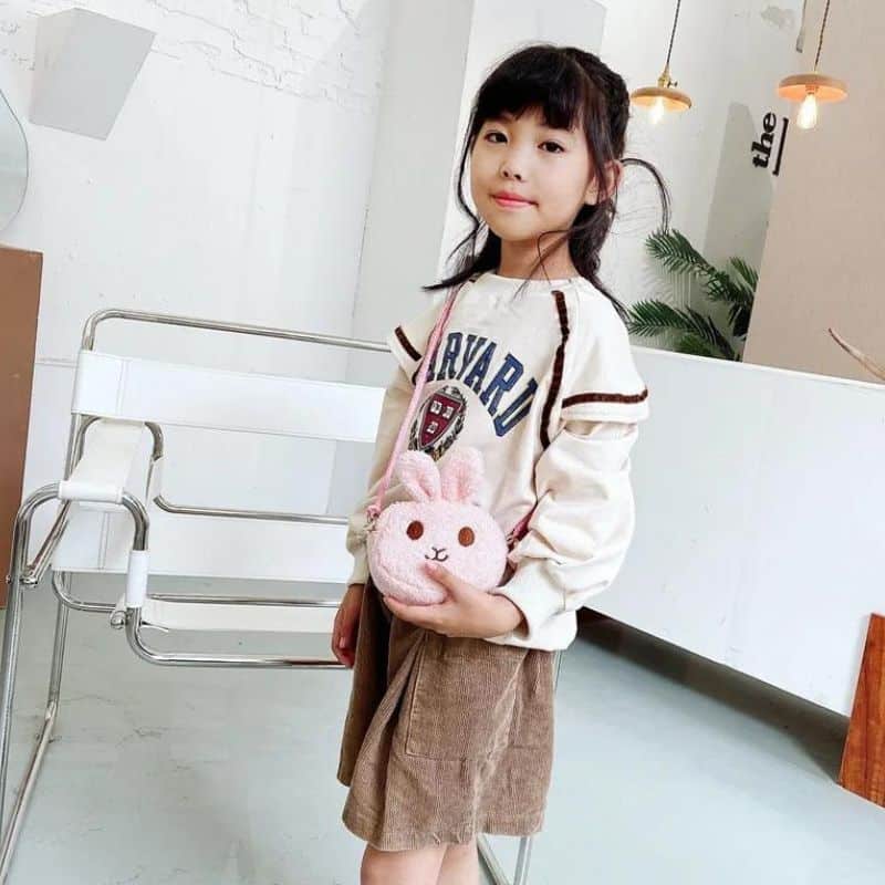 sac banane fille doux rose qualité