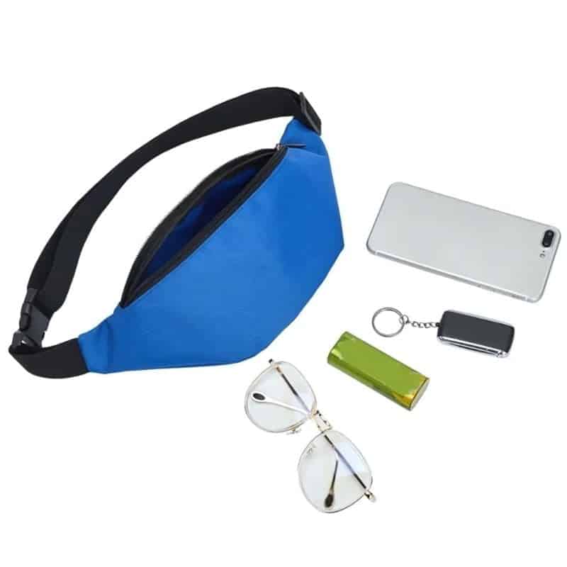 sac banane homme bleu pratique