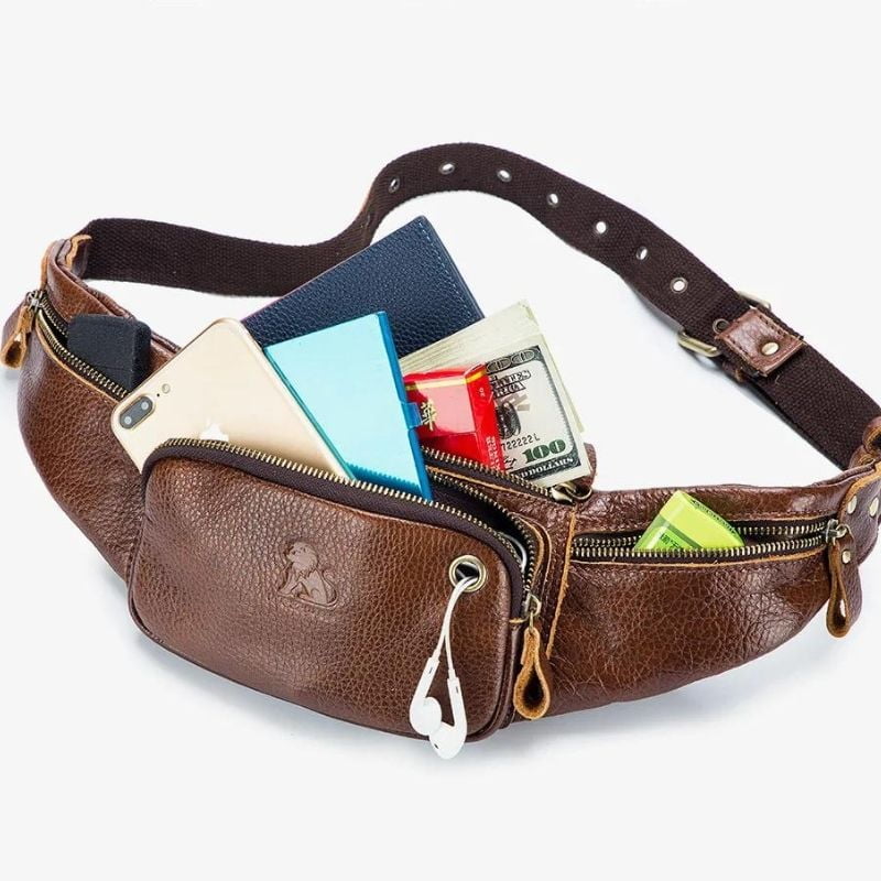 sac banane homme multi poche pratique