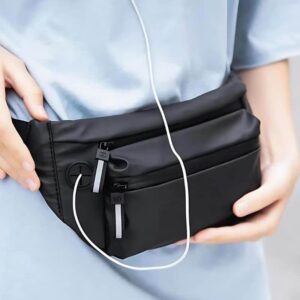 sac banne homme noir