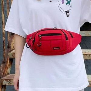 sac banane rouge homme design