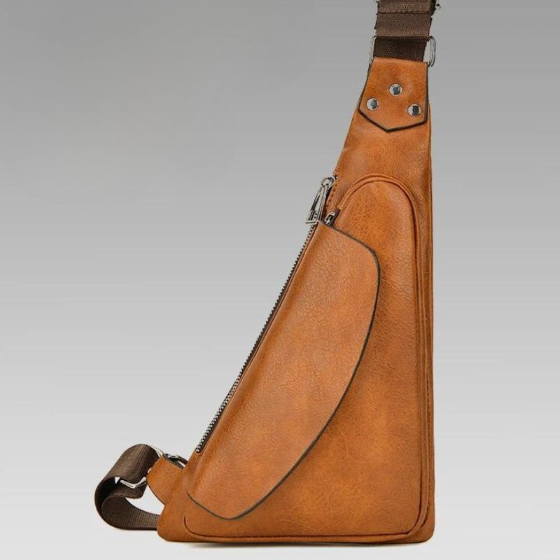sac banane simili cuir homme