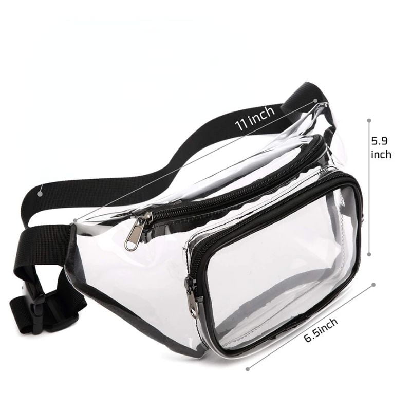 sac banane transparent dimensions
