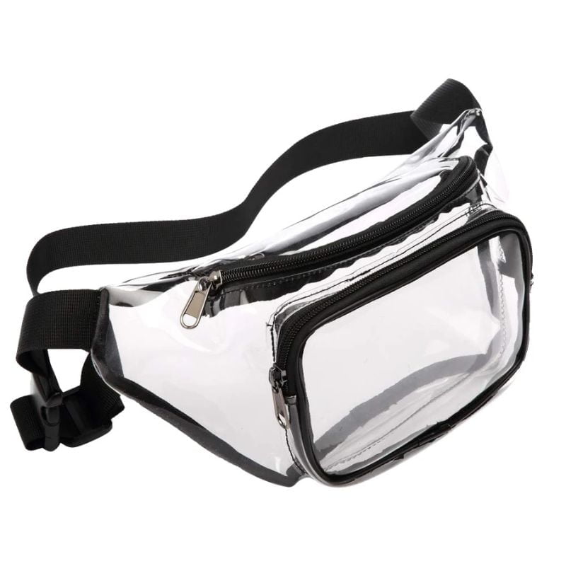 sac banane transparent profil