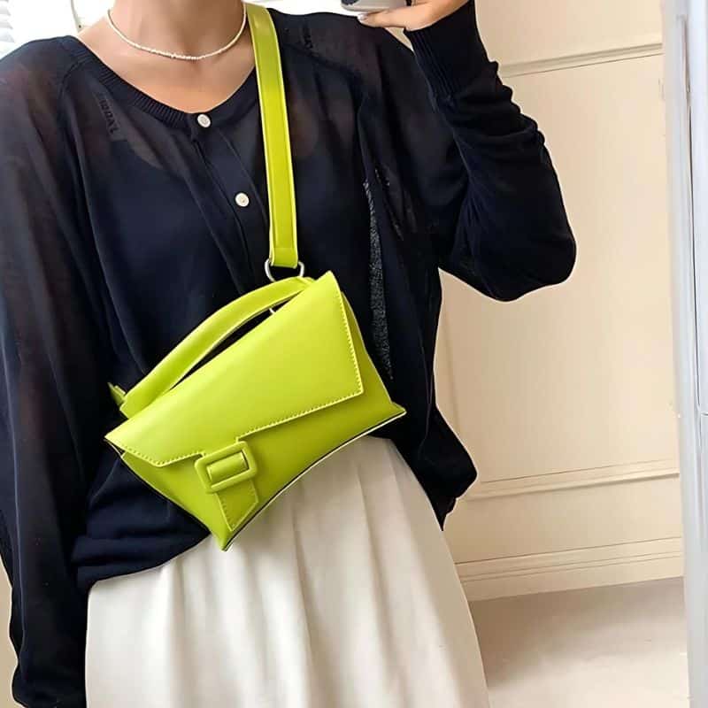 sac banane vert fluo joli