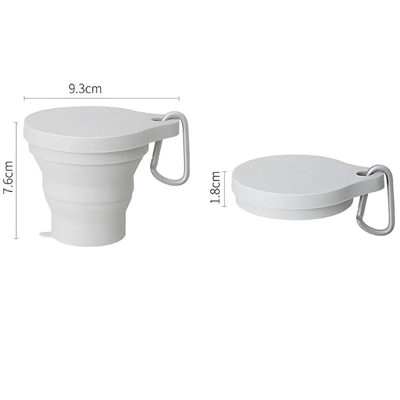 Tasse pliable pour sac banane 150ml design