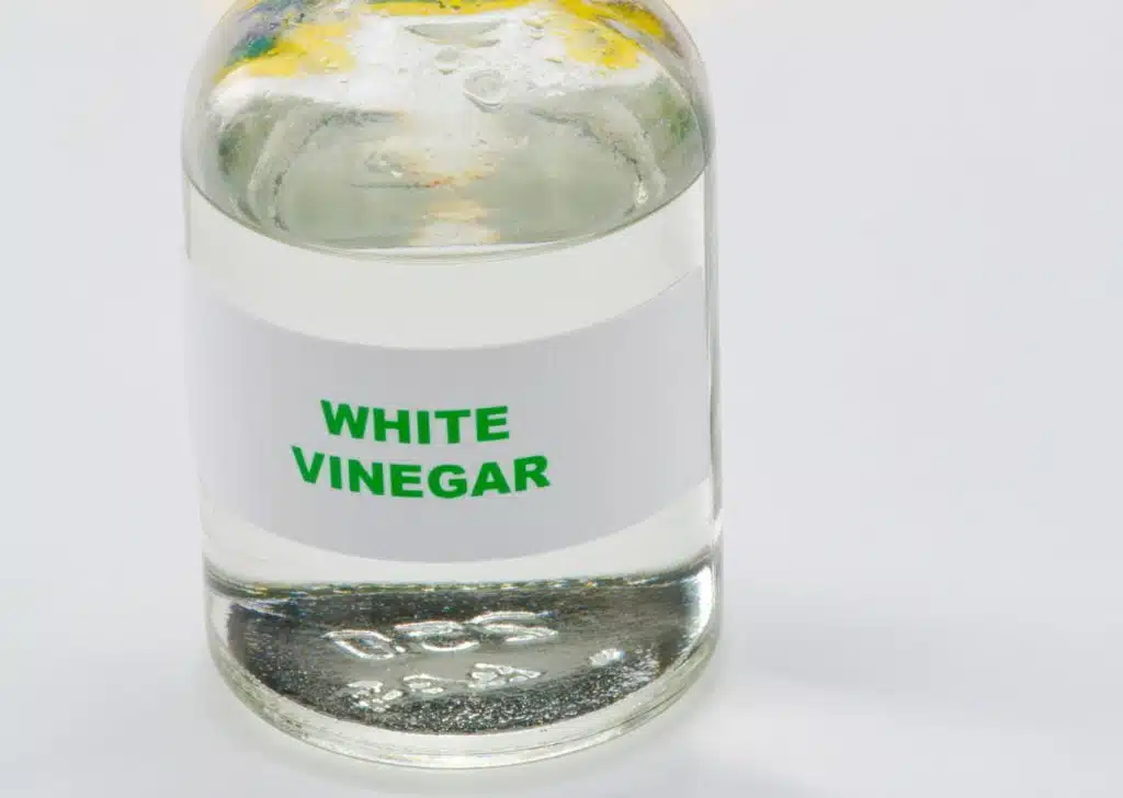 bouteille de vinaigre blanc