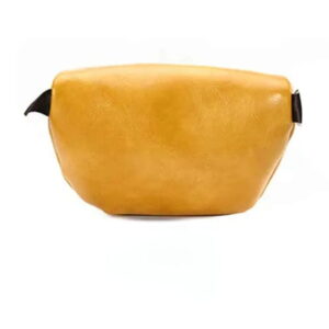 sac banane jaune moutarde vue de dos