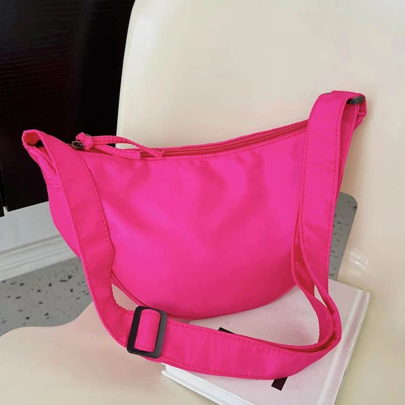 sac banane rose fluo