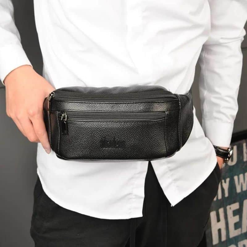 sacs banane cuir moderne pour homme esthétique 